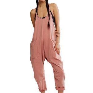 Free People Movement Hot Shot Onesie in Petal
